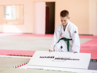 Austrotherm Ippon judo edzéshez tatami alá