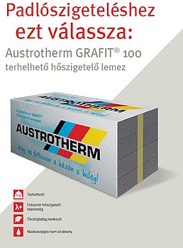 Austrotherm GRAFIT 100 höszigetelés termékelönyök