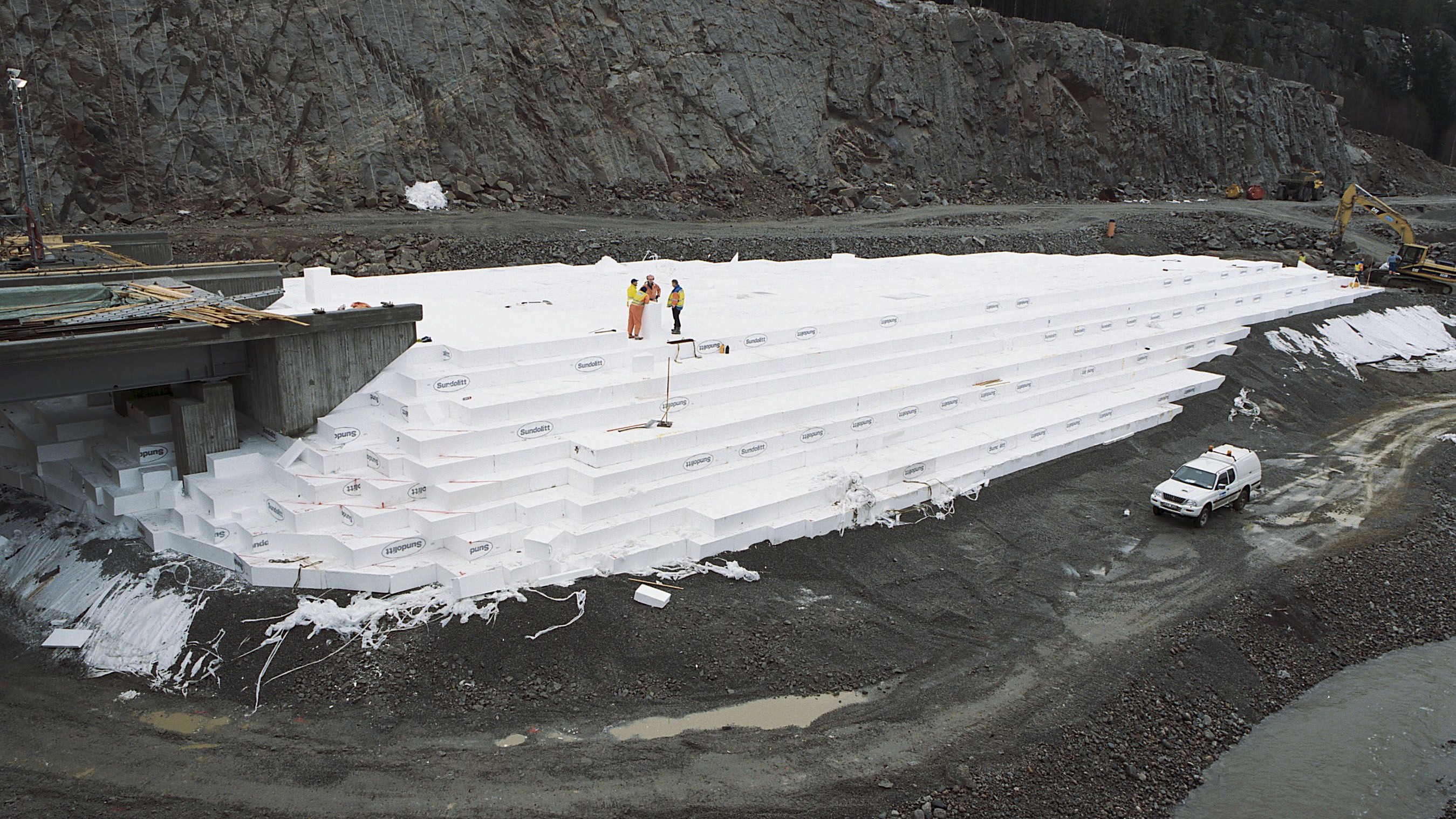 Austrotherm GEOBLOCK töltés kikönnyités